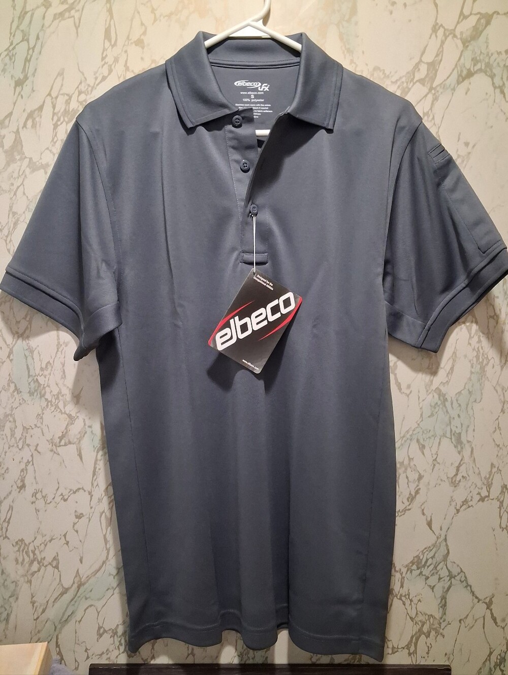 New Elbeco Mens Tactical Uniform Polo Gray
